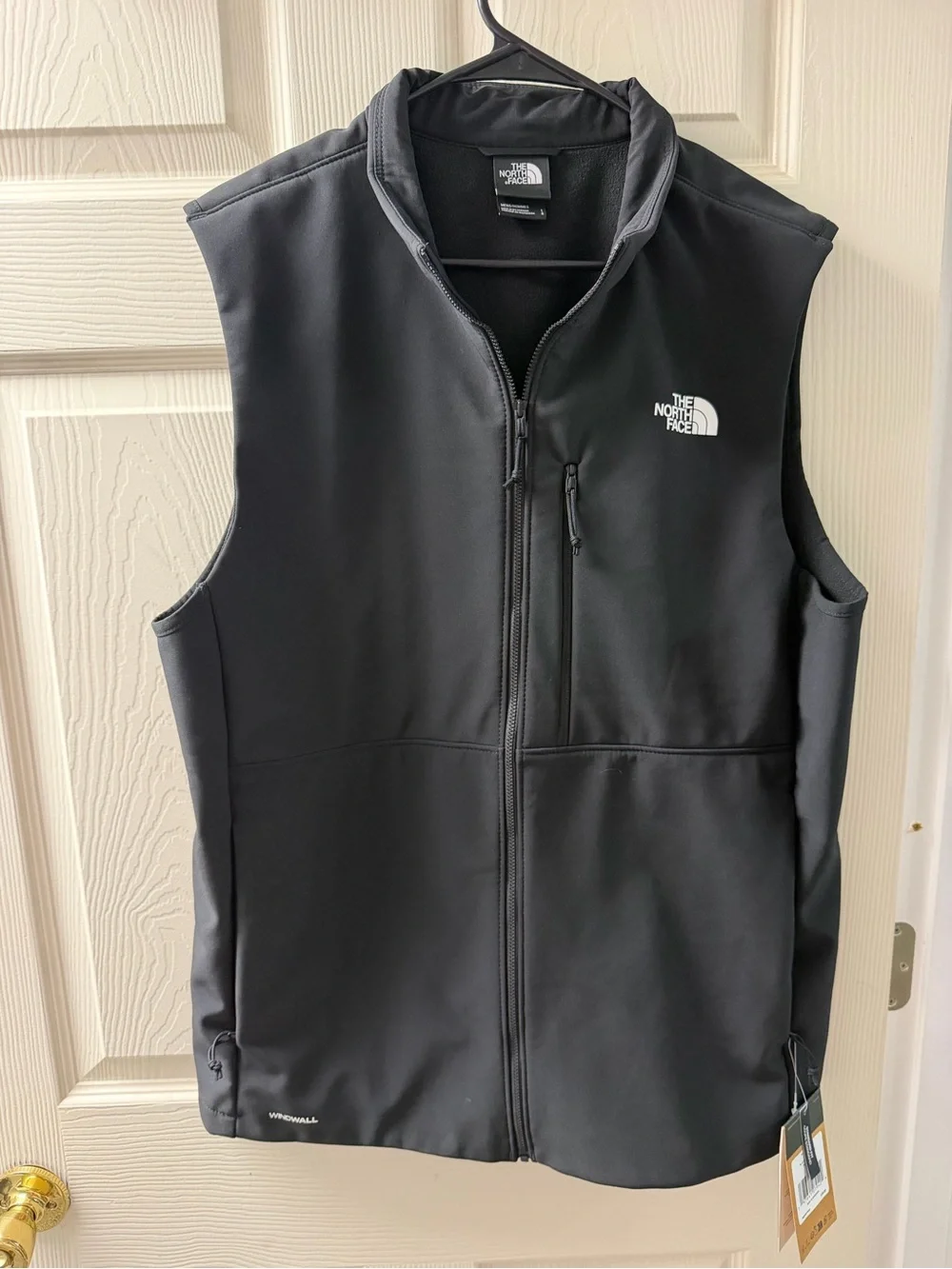 The North Face Black Men’s Softshell Vest with Chest Zip